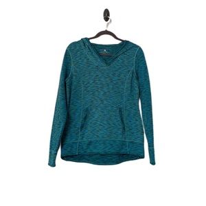 Tangerine Sweatshirt Athletic Hoodie Women’s Digital Long Sleeve Blue Green